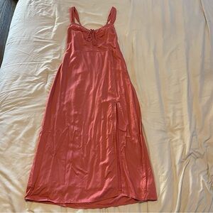 Abercrombie & Fitch Dusty Rose Midi Dress Size Xs